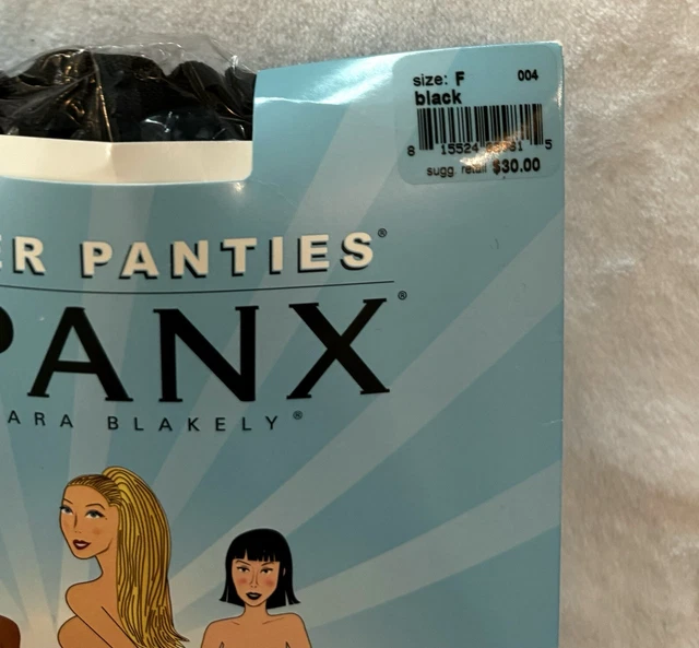 SPANX POWER PANTIES Sara Blakely Black Thigh Abdomen Slimming Shapewear