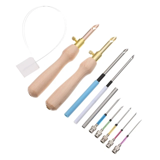 Hágalo usted mismo Suministros de bordado Bordado Puntada Kit de tejido Aguja Piercing