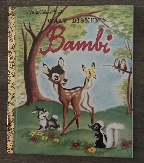 Walt Disney's BAMBI ~ A Little Golden Book 2004 First Random House Edition HC