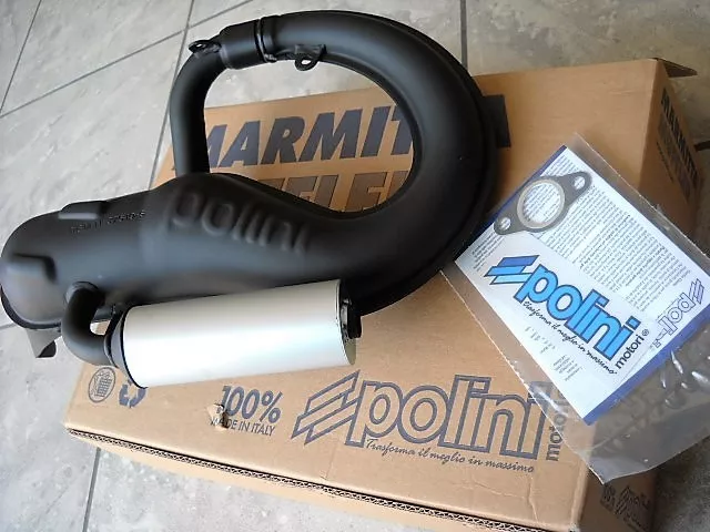 200.2025S  Marmitta Polini Vespa 125 Primavera-Et3 (Omologata)