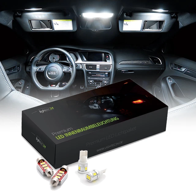 Kit 8 Ampoules LED Intérieures Pour Ford Transit 2012-2023 – Plafonniers, Carte Et Zone Chargement, Installation Facile