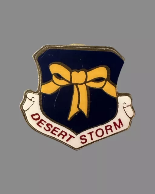 Desert Storm Yellow Ribbon Pin