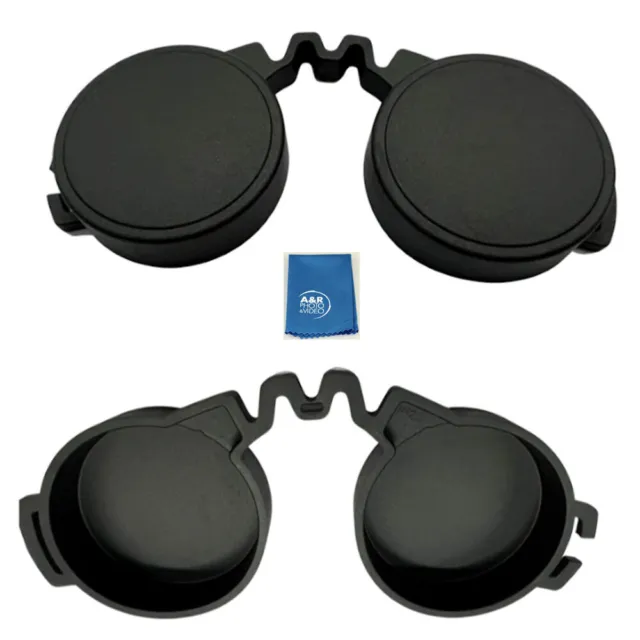 Rear Lens Cap Objective Eye Cover Viewfinder Rainguard Dust Guard For Binocular