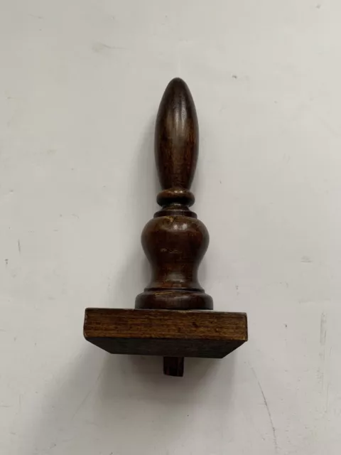 Vintage/ Antique Top Solid Wood Finial for Grandfather Clock.