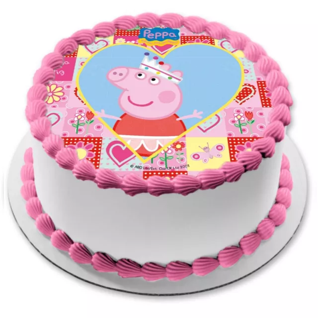 Peppa Pig Wutz Essbar Tortenaufleger NEU Geburtstag Party Deko Geschenk neu Bild