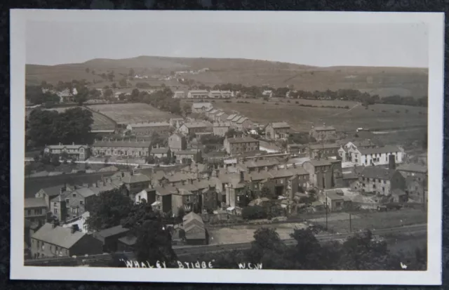 1910's Whaley Bridge Village Real Photographic Postcard Peak District Derbyshire