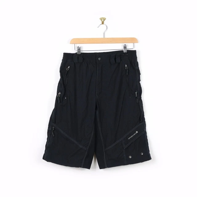 Endura Herren Hummvee Baggy Fahrrad MTB Shorts Large L schwarz mit Taschen