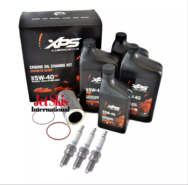 Sea Doo 4 TEC XPS Rotax Engine Oil Change Kit With Spark Plugs & Oil Extractor