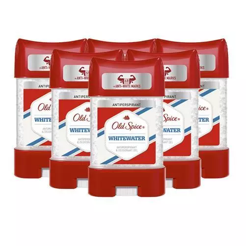 Old Spice Whitewater Deodorant Gel Antiperspirant 6 x 70ml 2.36 oz