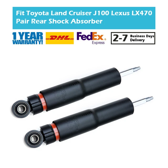 Toyota Rj77 Rear Absorber REAR SHOCK ABSORBERS Fit Toyota LAND CRUISER J100 Lexus LX 1998-2007 ...
