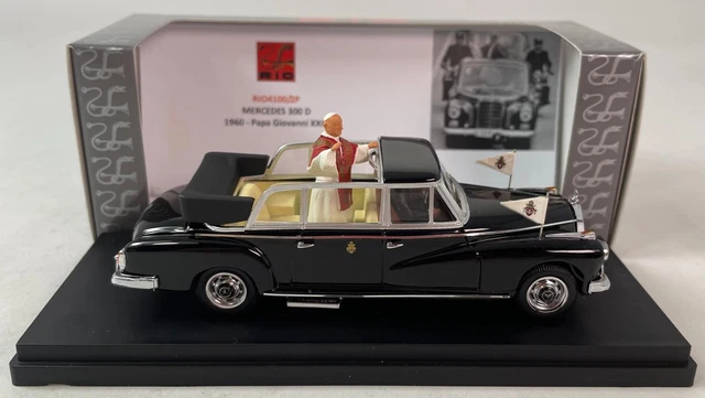 Modèle Réduit Mercedes 300 D Limousine Présidentielle 1963 - Échelle 1:43 - Marque Rio - Occasion