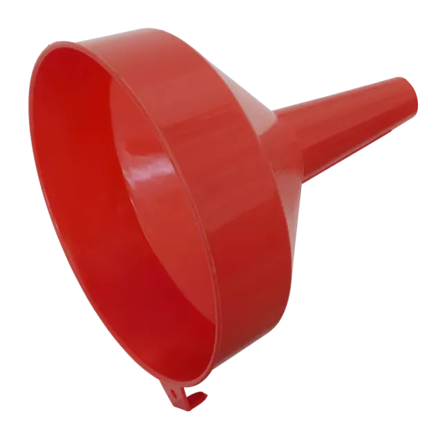 Sealey 190mm Fixed Spout Economy Funnel With Rigid Straight Spout Small F2E 2