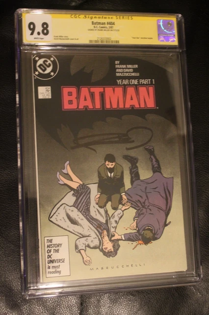BATMAN #404 CGC 9.8 SS Signed Frank Miller Year One 1987 DC Comics Catwoman
