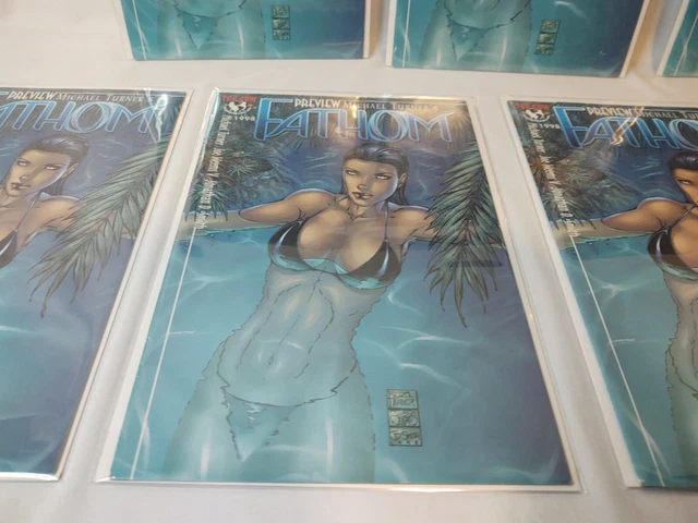 9 Fathom: Preview Special 1st Appearance Michael Turner Top Cow Comic Book 9