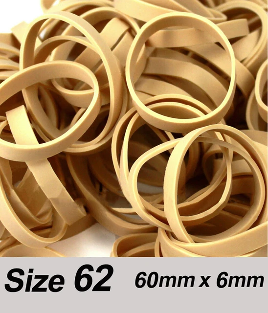 Thick Rubber Bands Heavy Duty - 50 Pieces Size 84 Black - View #7