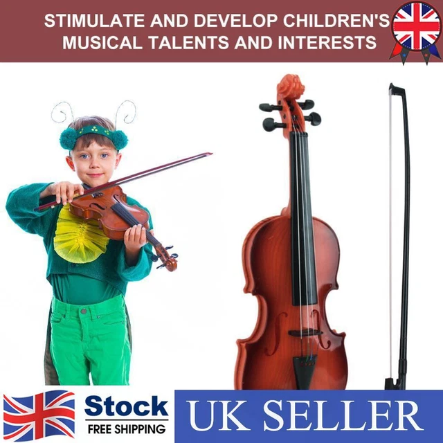 Acoustic Violin Toy Adjustable String Simulation Musical Instrument Kid Gifts ☘️