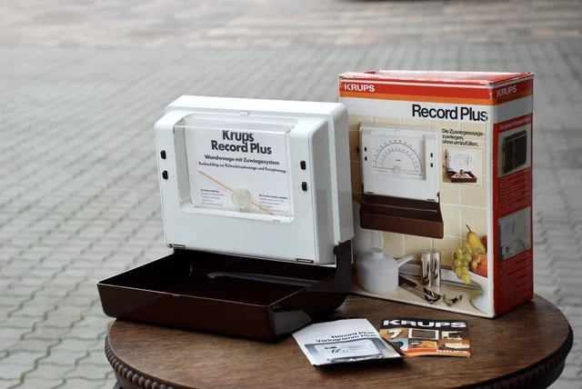 ¡SIN USAR! Balanza de pared Krups Record Plus 3 kg años 70 vintage retro