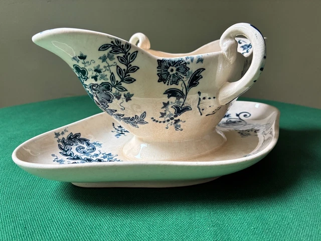 Assiette Ancienne Choisy Le Roi Chasse à L'éléphant – Faïence 1900, Belle Patine
