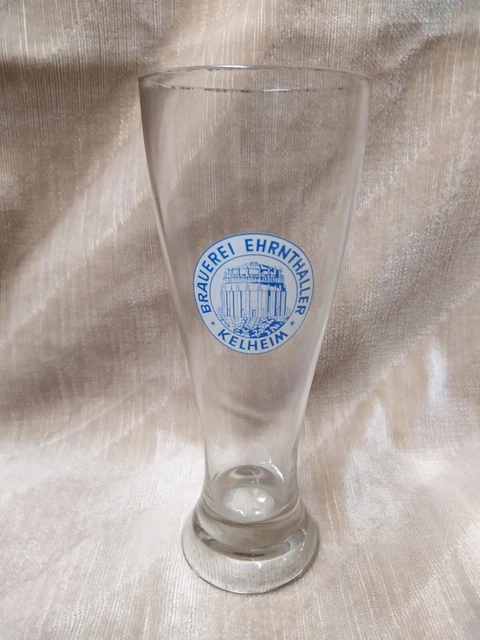 Verre à Bière Allemand 0,5L - Schlossbrauerei Grünbach - Weizenbierglas Vintage