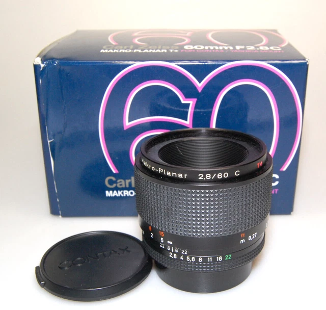 Carl Zeiss Makro-Planar T*  2,8/60mm  C  #7363129 MM Version -OVP-