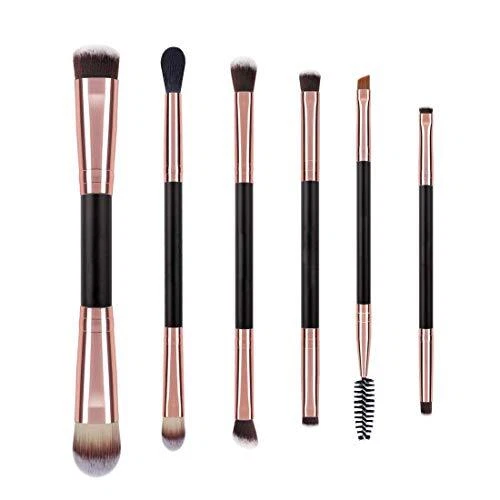 XLKJ Lot de 6 Kit de Pinceaux Maquillage Professionnel Pinceaux de Maquillage...