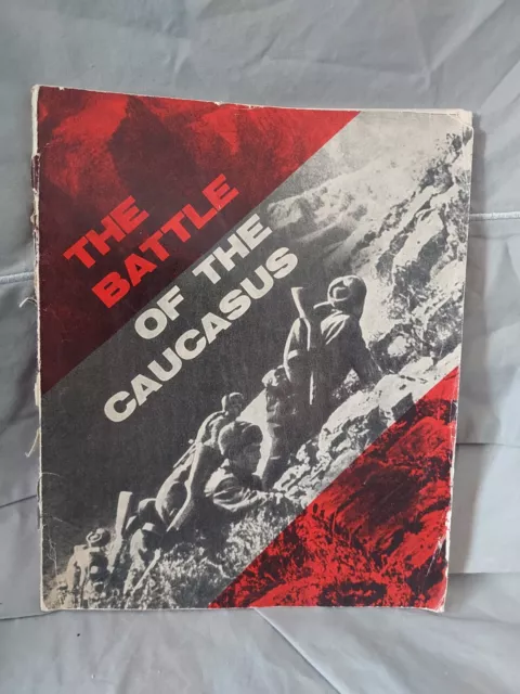 The USSR: The Battle of the Caucasus Booklet RARE! Novosti (1973) H2A