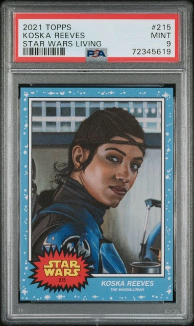 Topps 2021 Star Wars Living Set Card #215 Koska Reeves PSA 9 PR 2,637