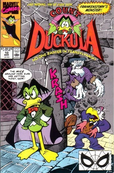 Count Duckula #10 VG 1989 Stock Image