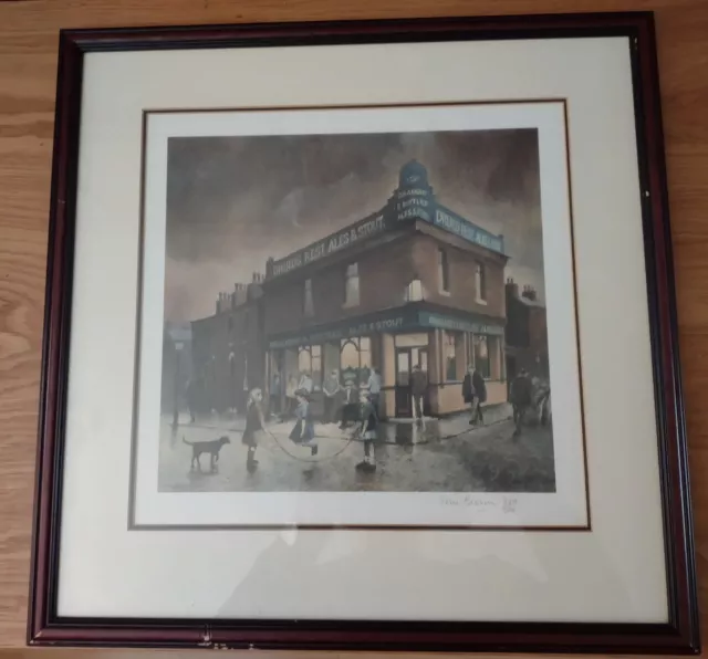 Tom Brown Watercolour "The Local" Signed Limited Edition 380 of 500