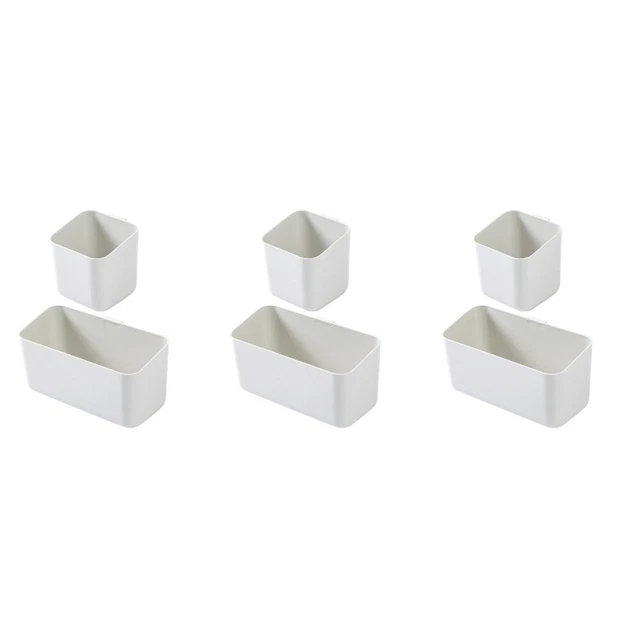6 pz cesto doccia appeso contenitore organizer montaggio a parete bagno