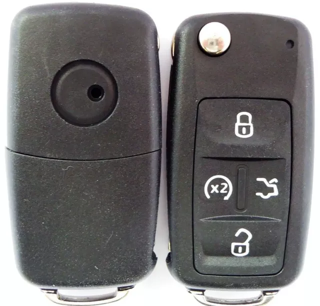 1x Auto Klapp Schlüssel Fernbedienung Leergehäuse für VW SKODA SEAT 4Tasten HAA