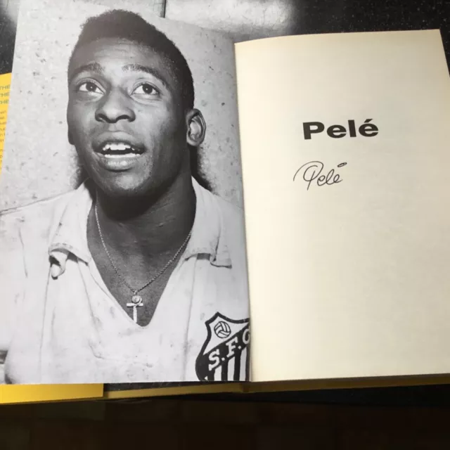 Pele - ‘Football Genius’ Santos & Brazil  Signed Autobiography. Clear Signature