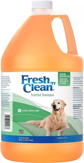 Lambert Kay Fresh'n Clean Scented Dog and Cat Shampoo, 1-Gallon