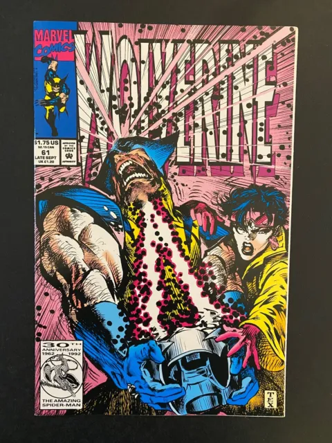 Wolverine #61 Jubilee High Grade Marvel Comic Book QL57-77