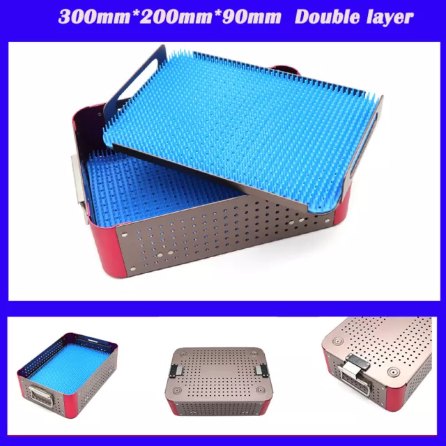 sterilization tray casette Aluminium Alloy Surgical instruments disinfection box