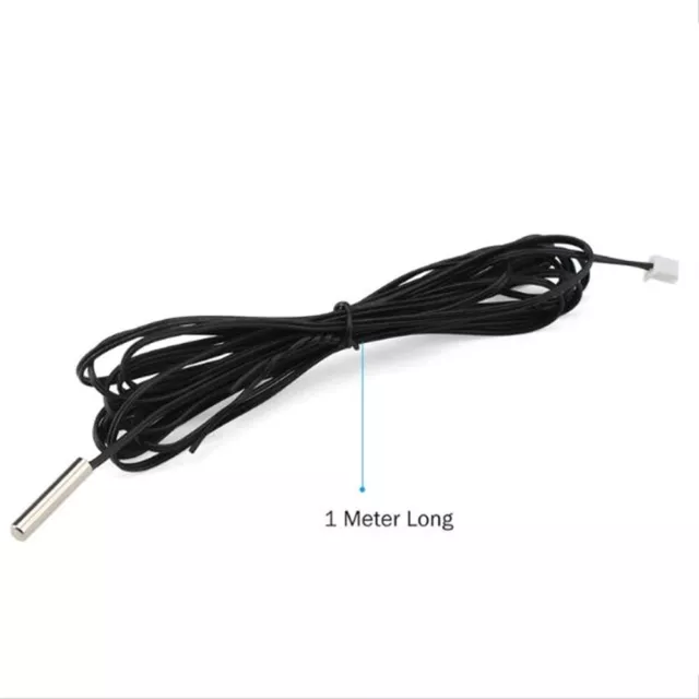 1m NTC Thermistor Accuracy Temperature Sensor 10K 1% 3435 Waterproof Probe 3