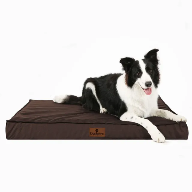 Coffee Orthopedic Foam M L XL XXL Dog Bed Pet Mat Removable Oxford Cooling Cover