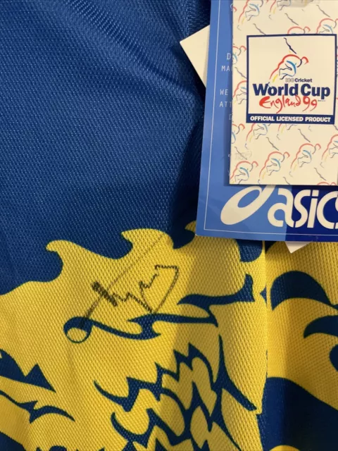 Signed ASICS SRI LANKA World Cup Cricket Shirt RANATUNGA New With Tags XL 3