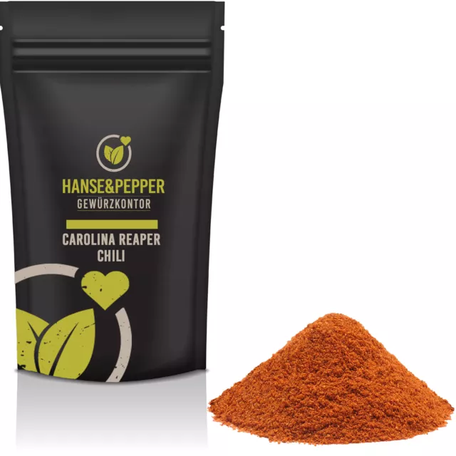 50g Carolina Reaper Chili gemahlen Pulver Schärfste Chili der Welt Chilipulver