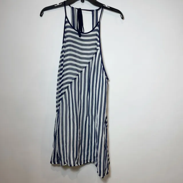 COOPERATIVE Urban Outfitters Womens Sleeveless Mini Dress Blue M Backless New