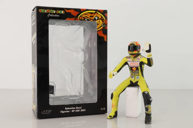 Minichamps 312 010046; Modellino Scala 1:12; 2001 GP 500; Rossi; Scatola Eccellente