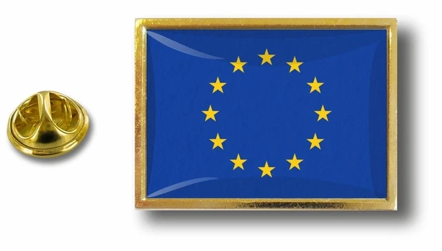 Metall Pin Mit Europa Flagge – Nationalabzeichen Als Reverspin Oder Mützenknopf