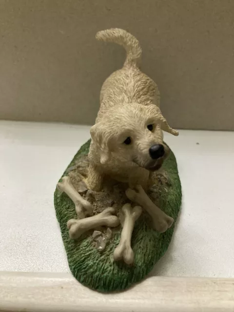 Labrador Dog Puppy Playing With Ball Figure,Ornament,Leonardo