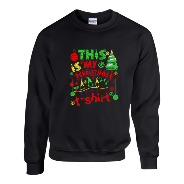 This Is My Christmas t-Shirt Jumper Funny Ugly Xmas Tree Sweatshirt Unisex Top