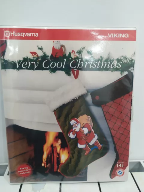 CD y diskette para bordado Husqvarna Viking - Very cool Christmas