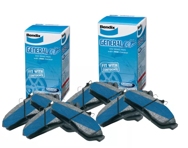 BENDIX BRAKE PADS Front & Rear Commodore VT VU VX VY VZ DB1332 Db1331