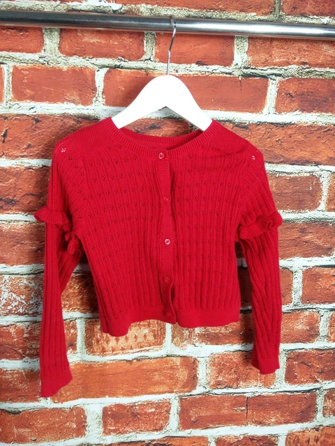 Felpa Con Cappuccio Ragazze Età 3-4 Anni Next Gap Zara Snood Maglie Cuori 104Cm 3