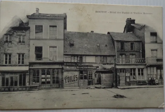 Routot 27 CPA Hotel Of Posts And Vieilles Houses Good Condition 1908