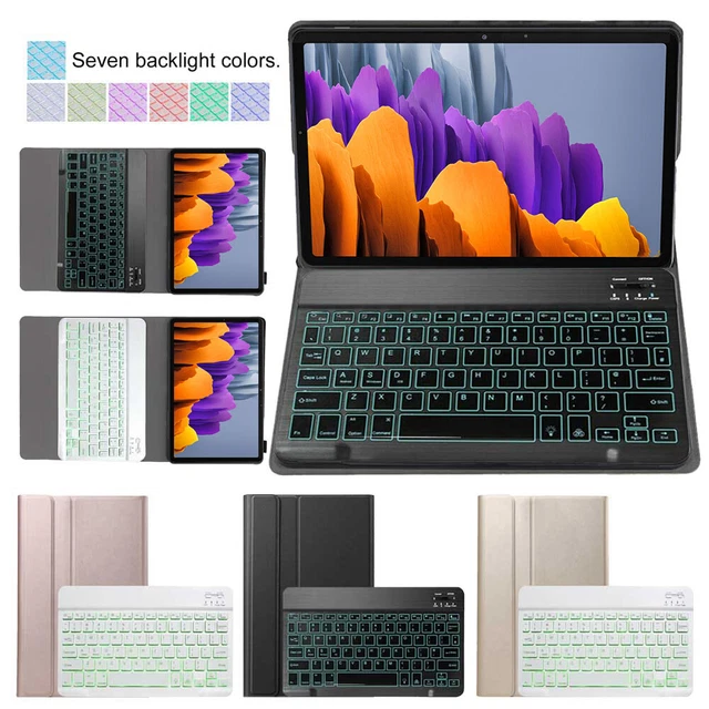 For Samsung Galaxy Tab S7 11" 2020 Backlit Wireless Keyboard Tablet Case Cover