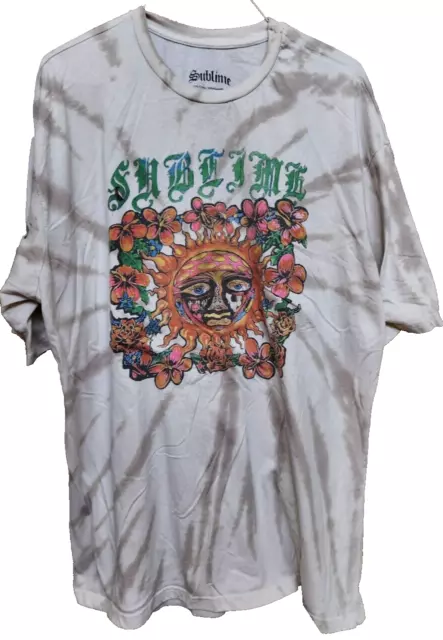 Sublime Tie-Dyed T-Shirt Plus Size 3X Band Rock Ska Punk